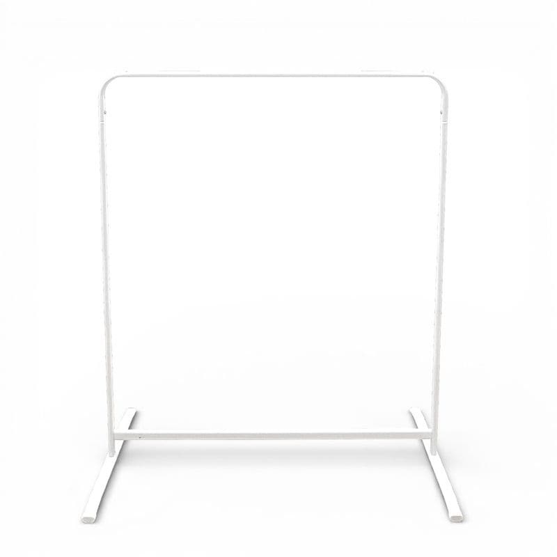 イケア ハンガーラック W730 D420 H890 要組立 ムーリッグ  ホワイト コートハンガー スチール KK16579 中古