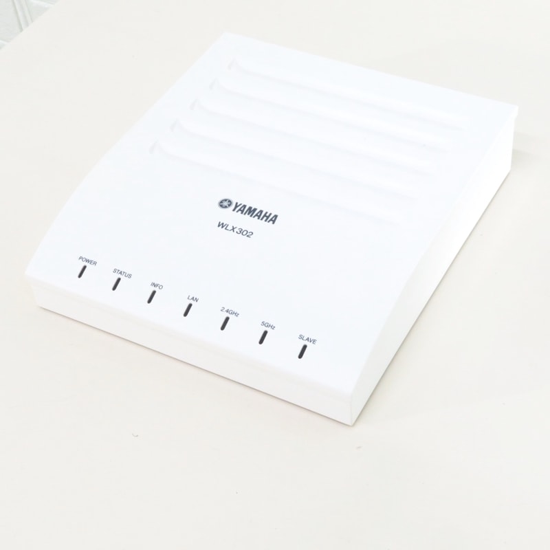 YAMAHA ヤマハ 無線LANアクセスポイント WLX302 親機単体 wifi 見える化 デュアルバンド対応 金属筐体 OA機器 パソコン機器 PCデスク 壁掛け YH16663 中古オフィス家電 配送サイズ60