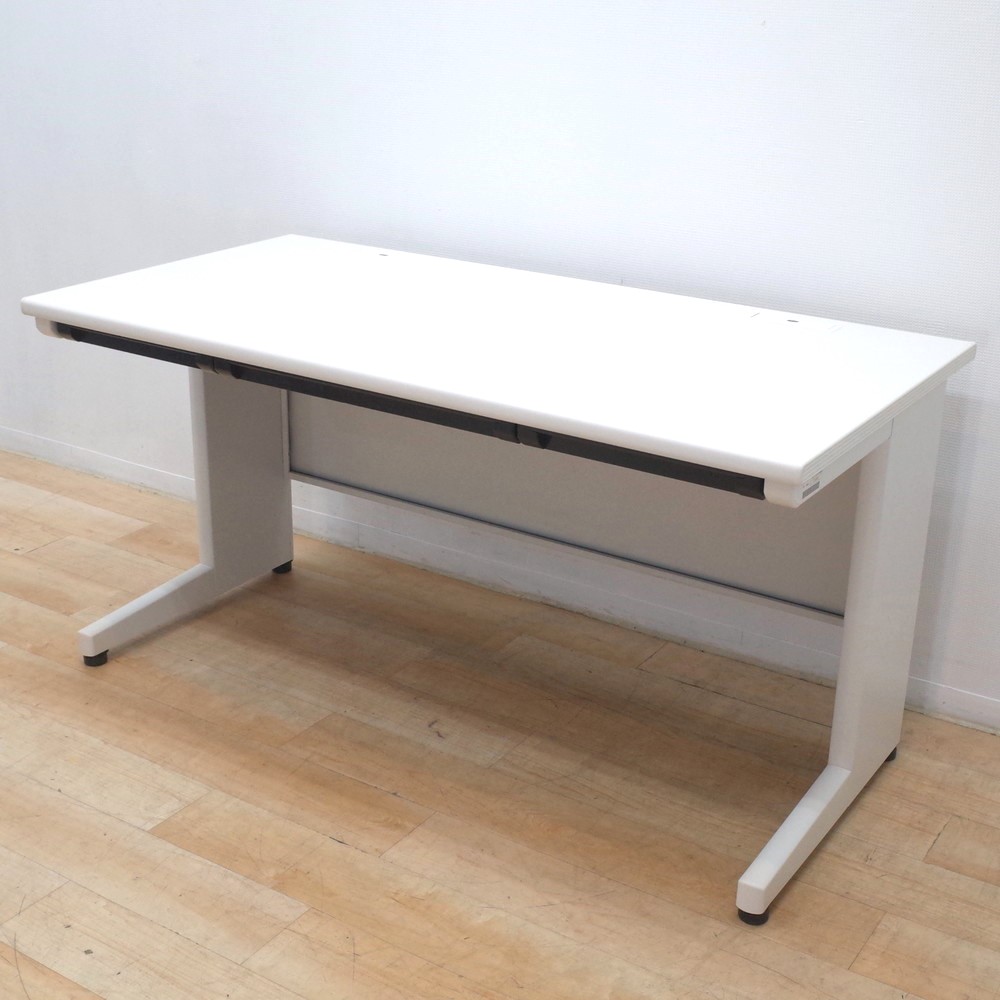 イトーキ CZ CZN-147HA-W9W9 平デスク ホワイト 引き出し付き W1400