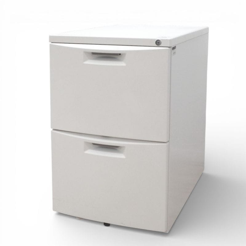 【SALE】イトーキ CZ CZ-046MDCSN-W9 2段ワゴン ホワイト 脇机 KK16861 EG16861 中古 配送サイズ180 家財おまかせ便