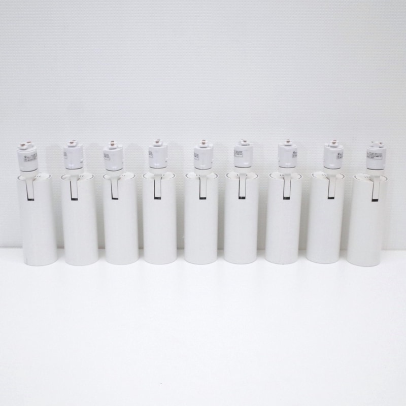 エジソンスマートスポットライト 9個セット DST-SL01WH アプリ対応 ダクトレール専用 天井付 ホワイト 照明 セット販売 KK16970 中古オフィス家電 配送サイズ120