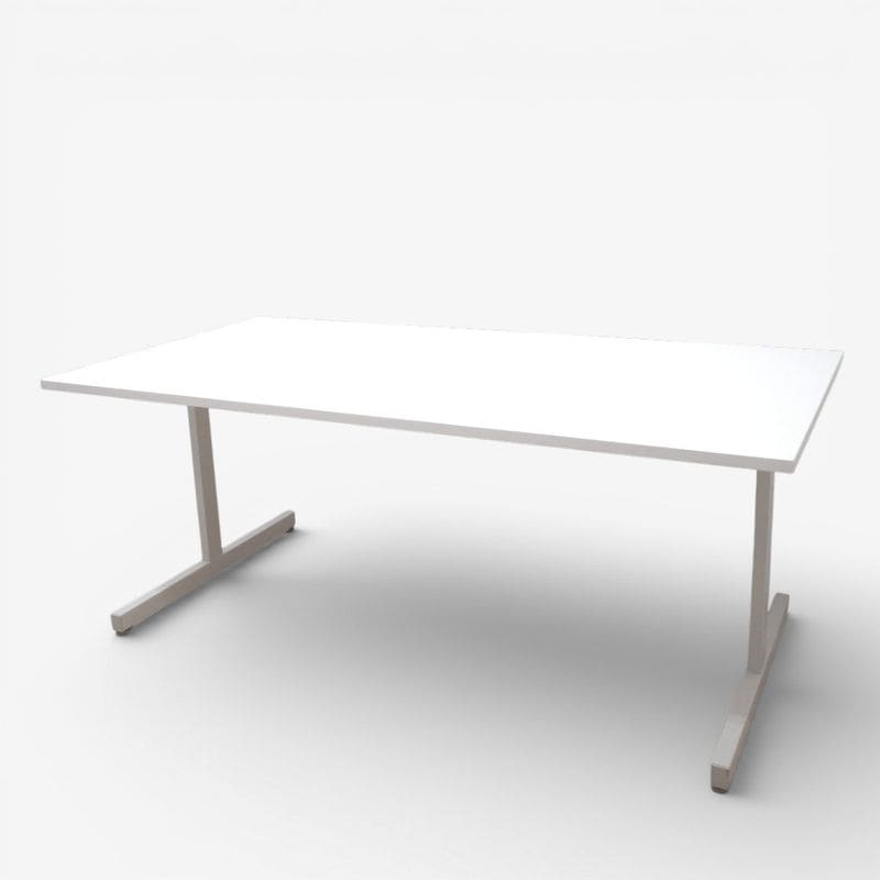 ウチダ ミーティングテーブル notio ノティオ W1800 D900 H720 ホワイト 会議テーブル ワークテーブル EG16853 中古 配送サイズ350