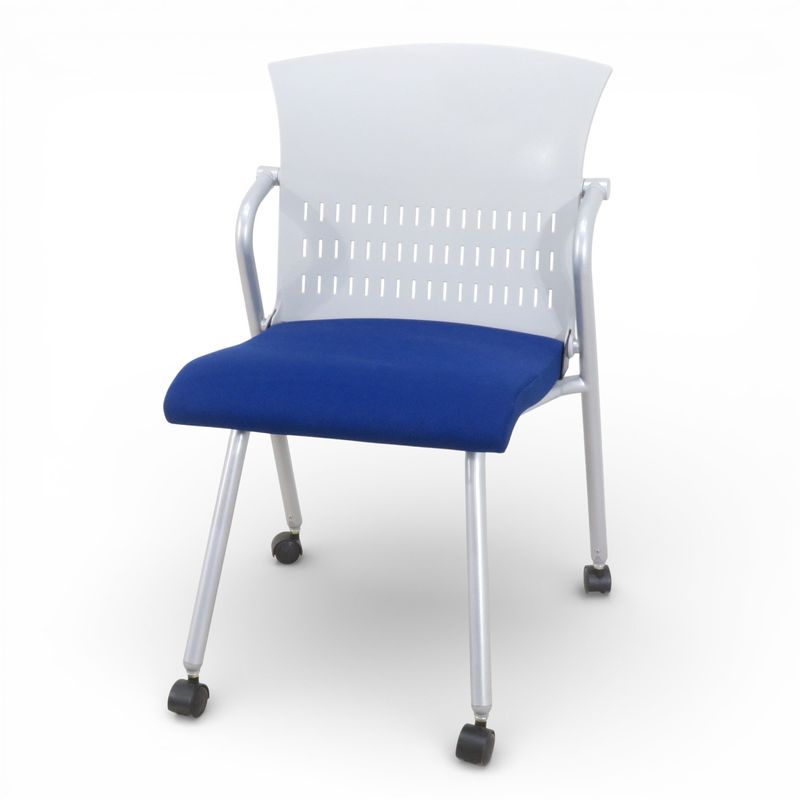 中古】オカムラ ルナ ネスティングチェア 81S1CK FSF1 ブラック 会議