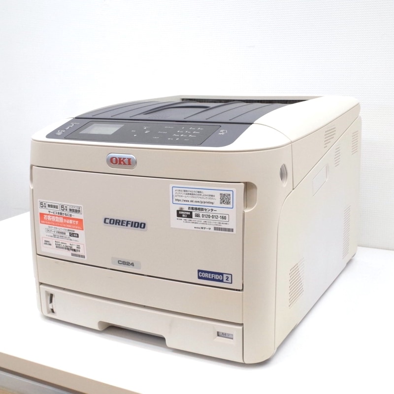 OKI COREFIDO2シリーズ カラーLEDプリンター C824 コストパフォーマンス 高速プリンター 印刷機 OA機器 業務用 動作未確認 KK17210 中古 配送サイズ160 家財おまかせ便