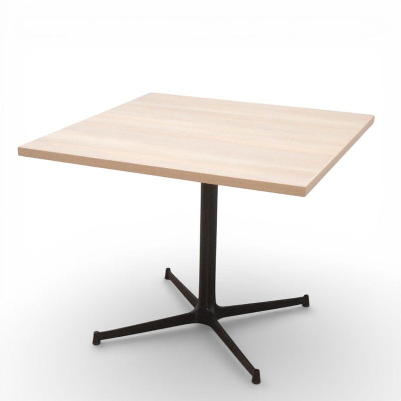 カフェテーブル 角テーブル W900D900H720 正方形 木目調 ナチュラル ワークテーブル KK17338 中古 配送サイズ300