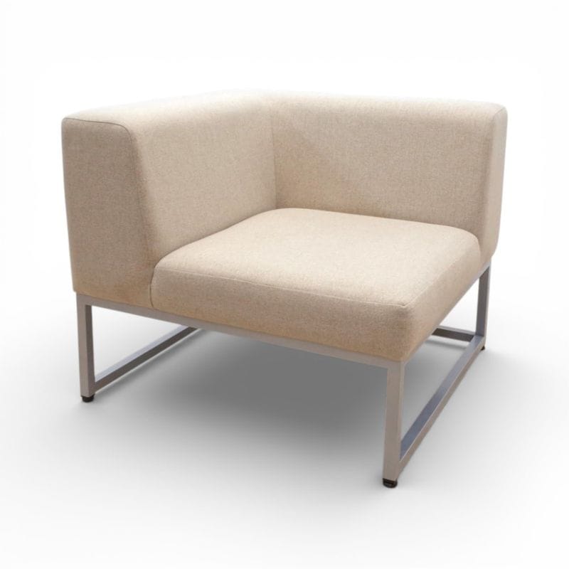 クオン カルト コーナー用ソファ 右サイド用 RAタイプ ライトベージュ 幅770 ファブリック KK17414 中古 配送サイズ240