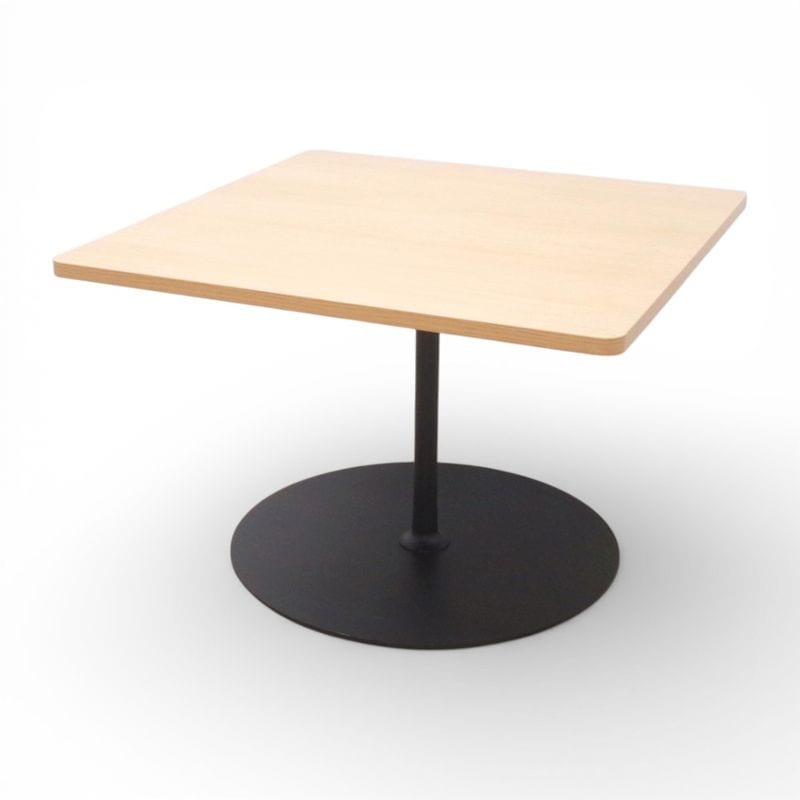 コクヨ カフェテーブル W900 D900 H620 ナチュラル ラウンジテーブル 角ローテーブル 木目調 KK17367 中古 配送サイズ300