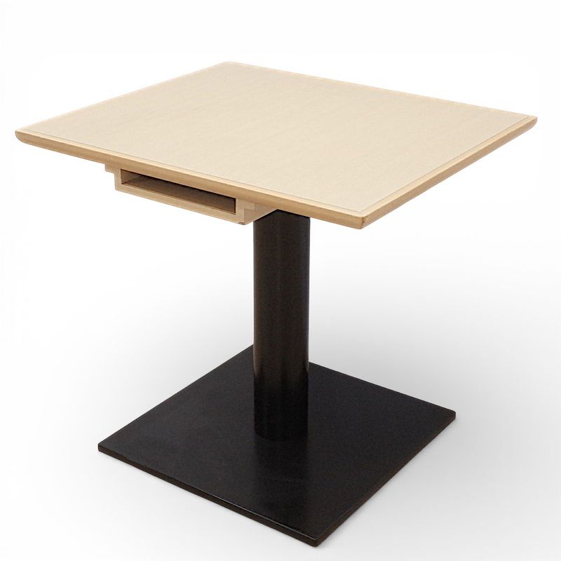 【SALE】パブリック 角テーブル ナチュラル W750 収納付き 中古 EG17536 配送サイズ240