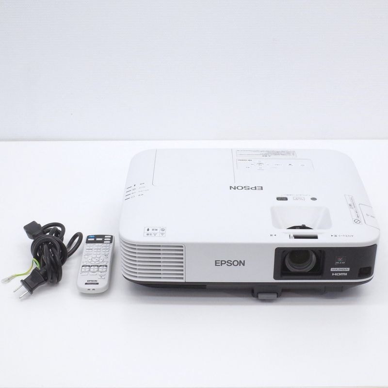 エプソン EPSON ビジネスプロジェクター EB-2265U 台形歪み補正機能 WUXGA 5500lm 映像 映写機 投影機 OA機器 KK17557 中古オフィス家電 配送サイズ100 家財おまかせ便