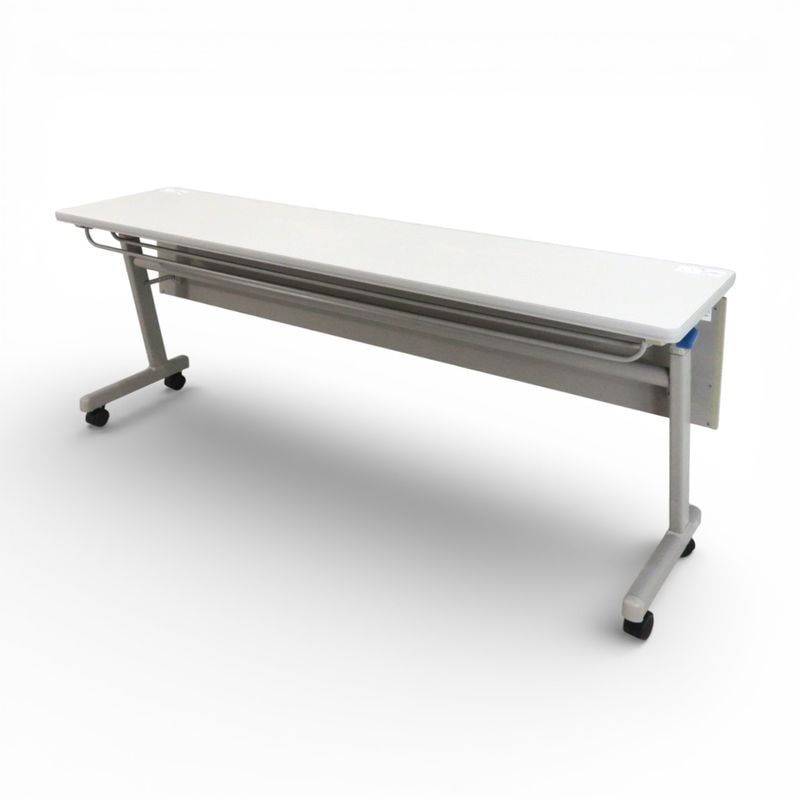 コクヨ スタックテーブル 幅1800 グレー ミーティングテーブル 中古 KK15803 中古オフィス家具 配送サイズ350