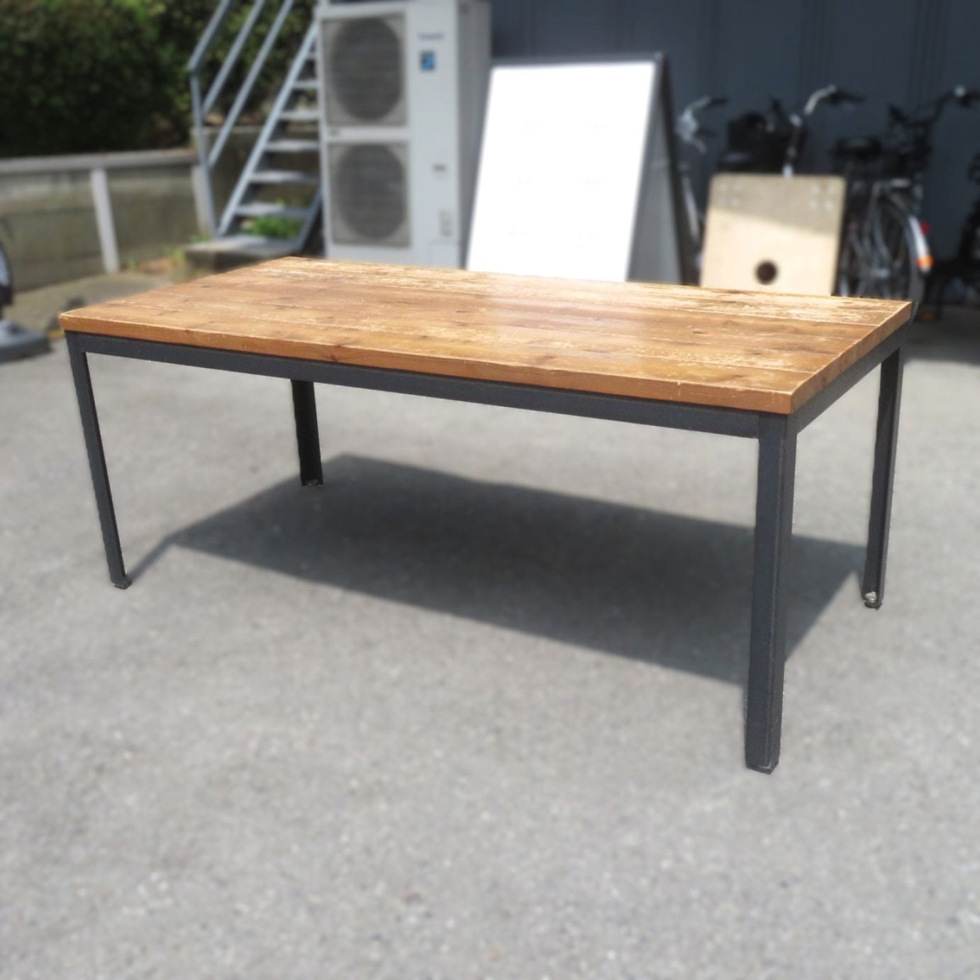 家財便送料込み】200 アンティークロングテーブル 【公式通販】