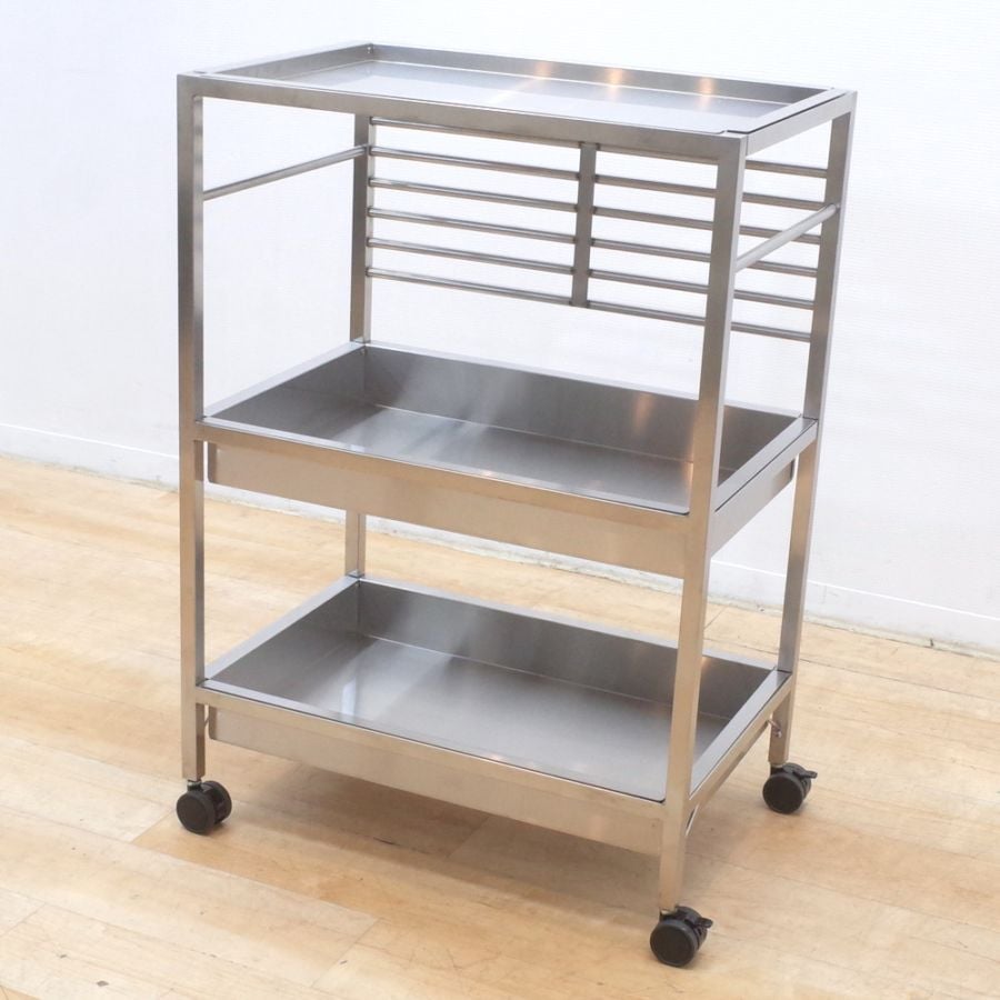 IKEA イケア クングスフォルス ステンレスワゴン キッチンカート