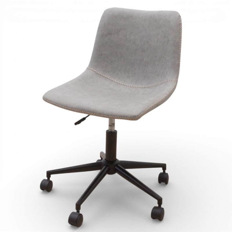 アズマヤ オフィスチェア PC-77GY 肘無し ワークチェア ライトグレー  回転チェア ホームチェア AG17770 中古 配送サイズ220