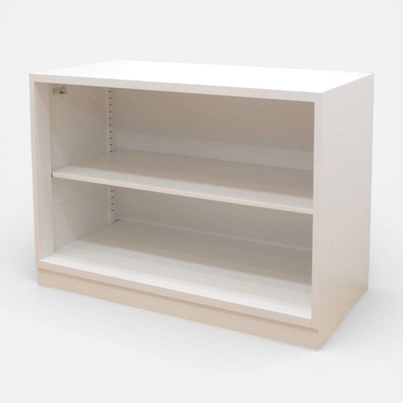 【SALE】コクヨ オープン書庫 エディア BWUH-K29SAW ホワイト W900 D450 H660 2段収納庫 オフィス家具 EG17772 中古 配送サイズ220