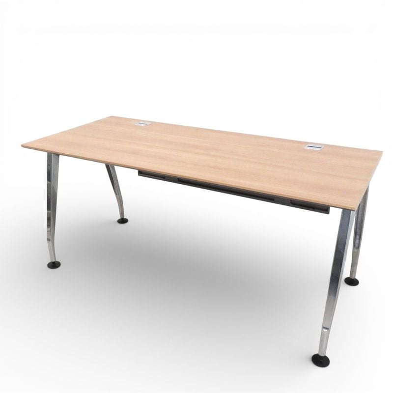 コクヨ エグゼクティブデスク SAIBI W1600㎜ SDT-XMG188PAW ナチュラル 平机 オフィスデスク YH17870 中古 オフィスデスク 配送サイズ350