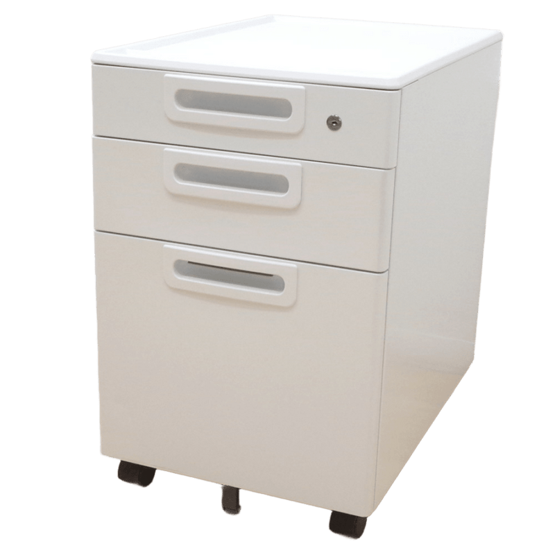 【SALE】プラス RY-046SC-3-WH 3段ワゴン ホワイト W396 D577 H604 デスクワゴン 引き出し キャスター付き EG18011 KK18011 中古 配送サイズ160 家財おまかせ便