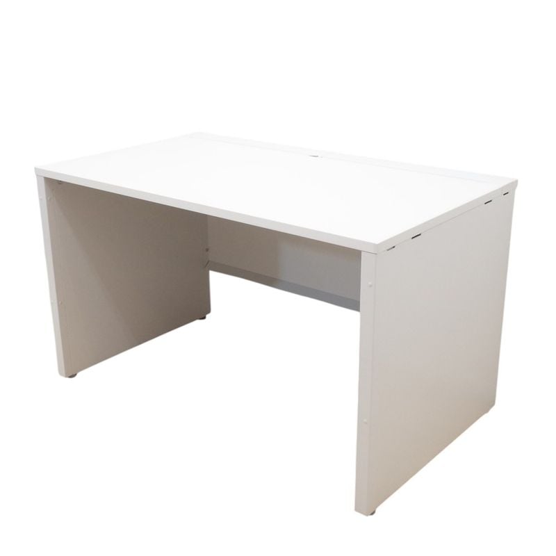 イナバ デュエナ DU-FPセット 12平 OW 平デスク ホワイト W1200 幕板付き 中古 EG18130 配送サイズ300