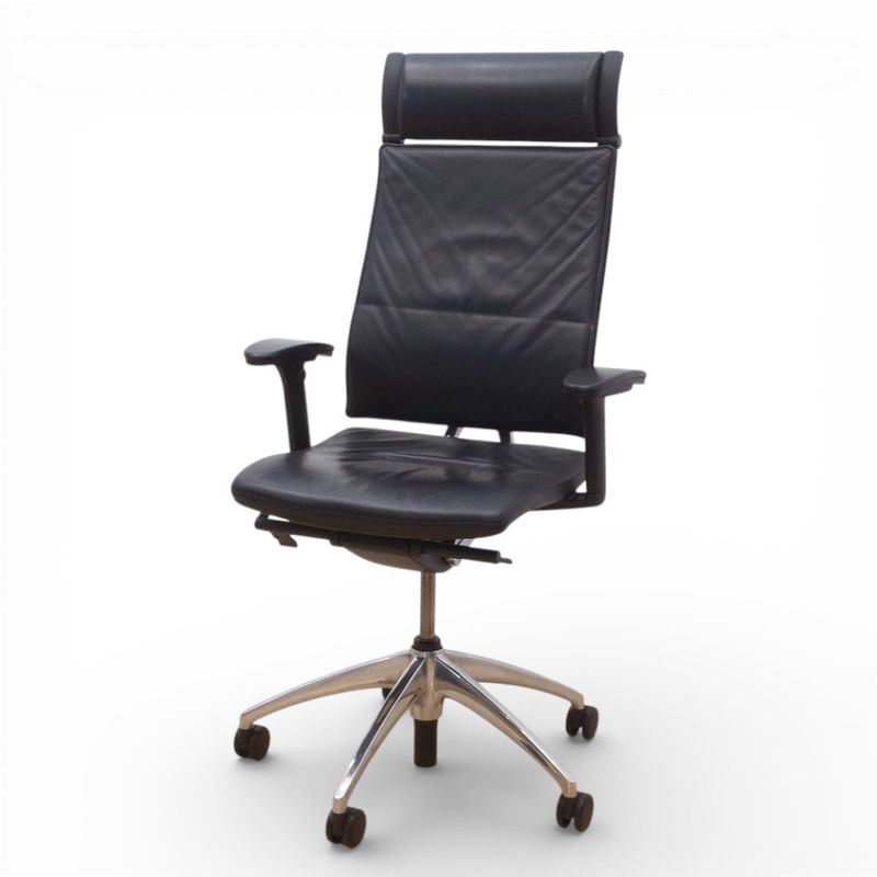 中古椅子6脚まとめて売り(引取限定) 役員用チェア EX-600シリーズ_背ローズウッド色タイプ 内田洋行 レザー