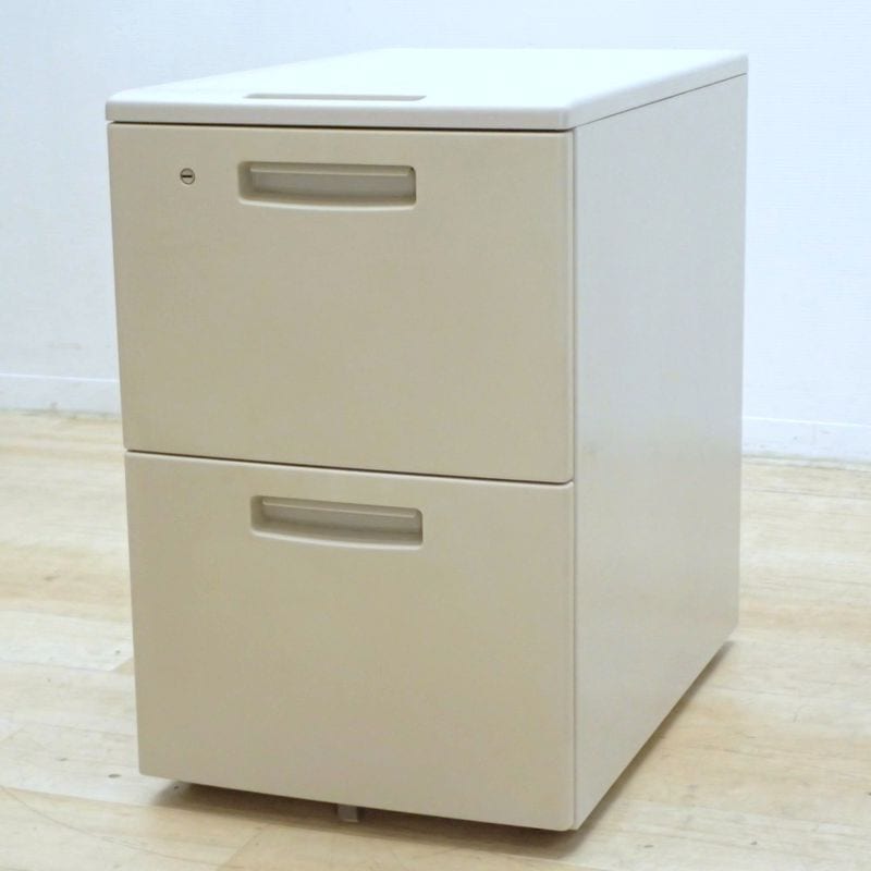 イケア IKEA ERIK 3段ワゴン ホワイト 収納ワゴン デスクワゴン
