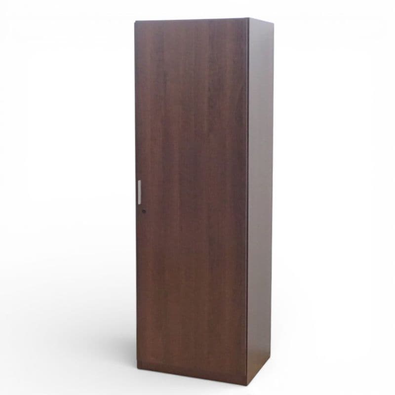 役員用1人用ロッカー ブラウン W605 D455 H1795 役員ワードローブ スライド式ハンガーパイプ KK18469 中古 配送サイズ300