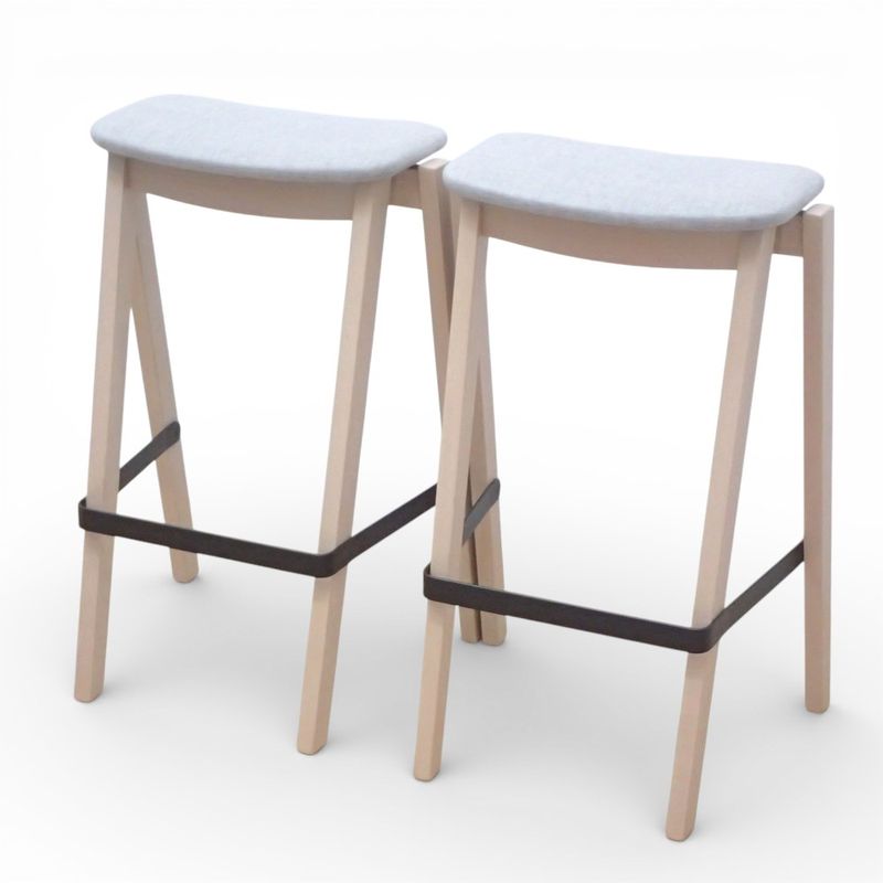 2脚セット コクヨ カウンターチェア DAYS OFFICE wood side XYB-CWSAW20 ハイチェア AG KK18486 中古 配送サイズ220 セット販売