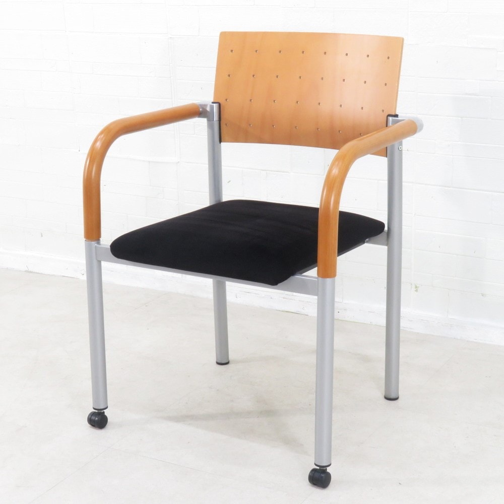 2脚 okamura オカムラ ダイニングチェア ミーティングチェア 北欧風