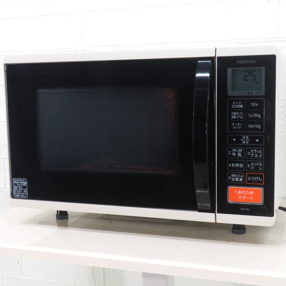 オーブンレンジ:東芝】TOSHIBA ER-YK3(W) 電子レンジ Amazon