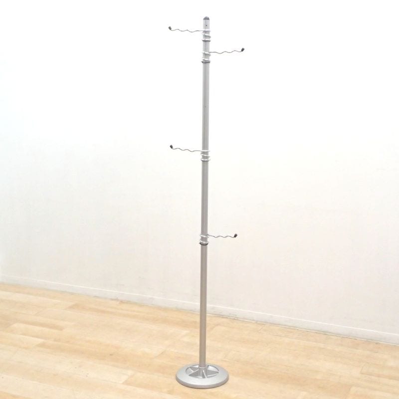 ポールハンガー スチールハンガー 高さ変更 林製作所 ハンガーラック コートハンガー モダン シンプル 玄関収納 EG18461 中古オフィス家具 配送サイズ240