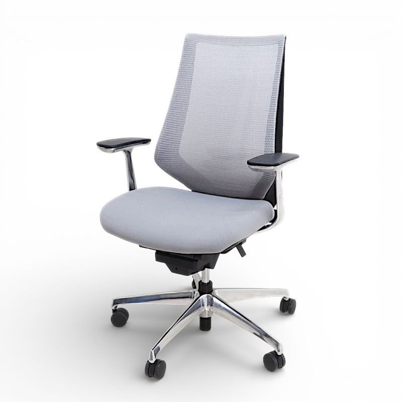 コクヨ 高機能オフィスチェア デュオラ(Duora) CRSG3000E6N  肘付き ライトグレー メッシュ ハイバック YH EG185311 中古 配送サイズ250