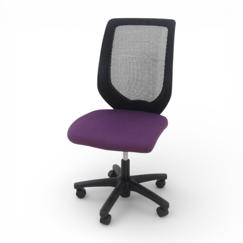 【SALE】イトーキ コルト オフィスチェア KT-230JD-T1S4T1 パープル 事務椅子 肘無し  YH18594 中古 配送サイズ220