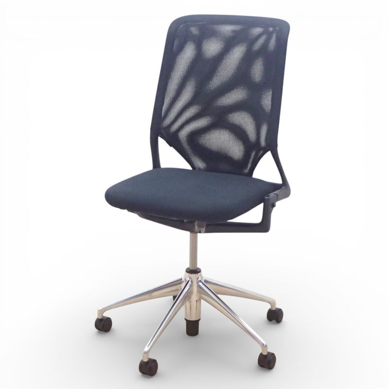 ヴィトラ メダ2 アルベルト･メダ 肘無オフィスチェア ブラック メッシュ KK18515-3 中古 配送サイズ250