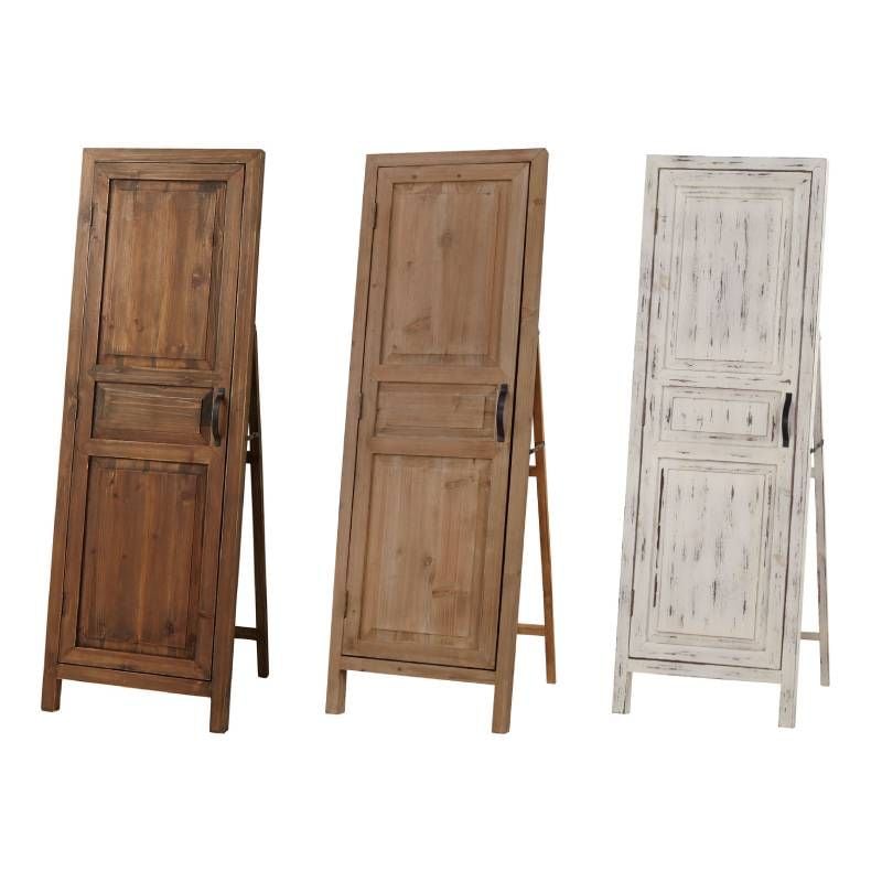 【新品】スタンドミラー 姿見 アンティーク ブラウン ライトブラウン W450×D450×H1320 BR002-000067【SS18】