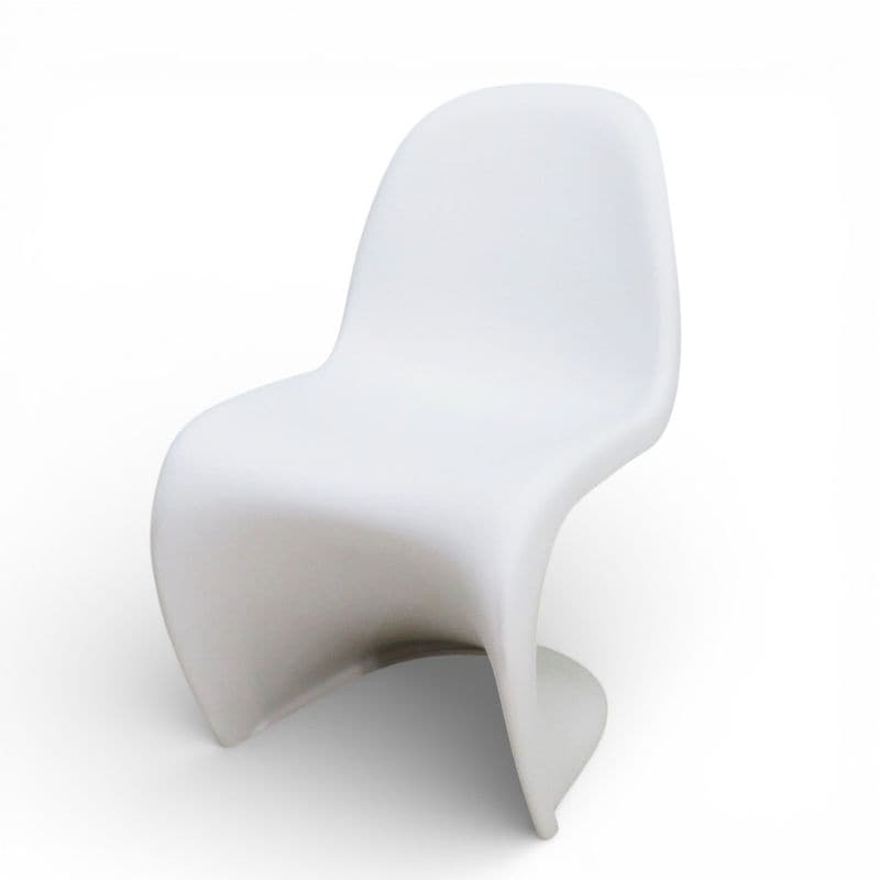 パントンチェア デザイナーズリプロダクト スタッキングチェア  ホワイト 多目的チェア YH18604 中古 配送サイズ200 