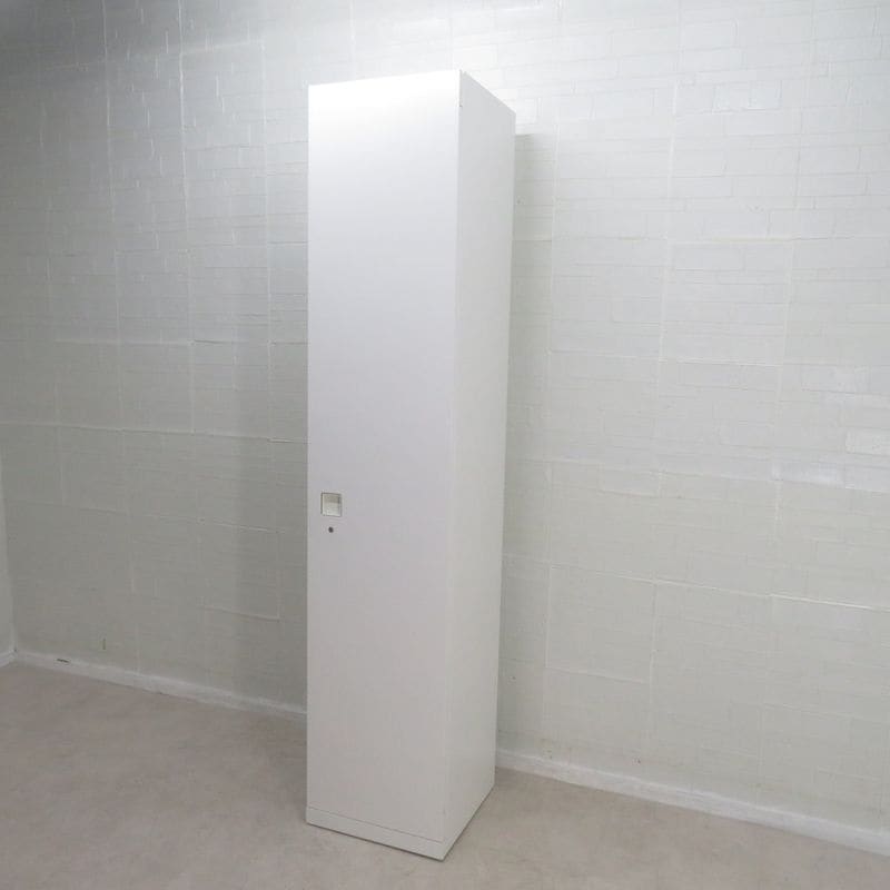 オカムラ okamura レクトライン 1人用ロッカー 4B338M ZA75 ホワイト 一人 個人ロッカー ハンガーパイプ 更衣室 ワーク シンプル YH18606 中古オフィス家具 配送サイズ350