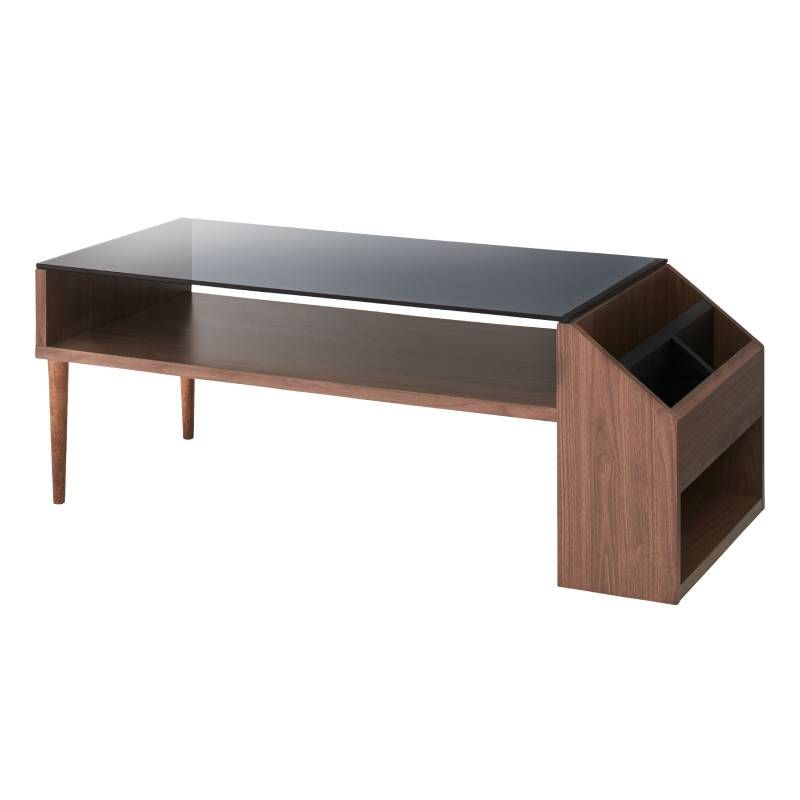 【新品】センターテーブル ガラス天板 シック ダイニング リビング BR002-000049【SS18】