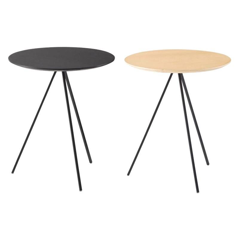 【新品】サイドテーブル 天然木 ナチュラル ブラック モダン インダストリアル BR002-000051【SS18】