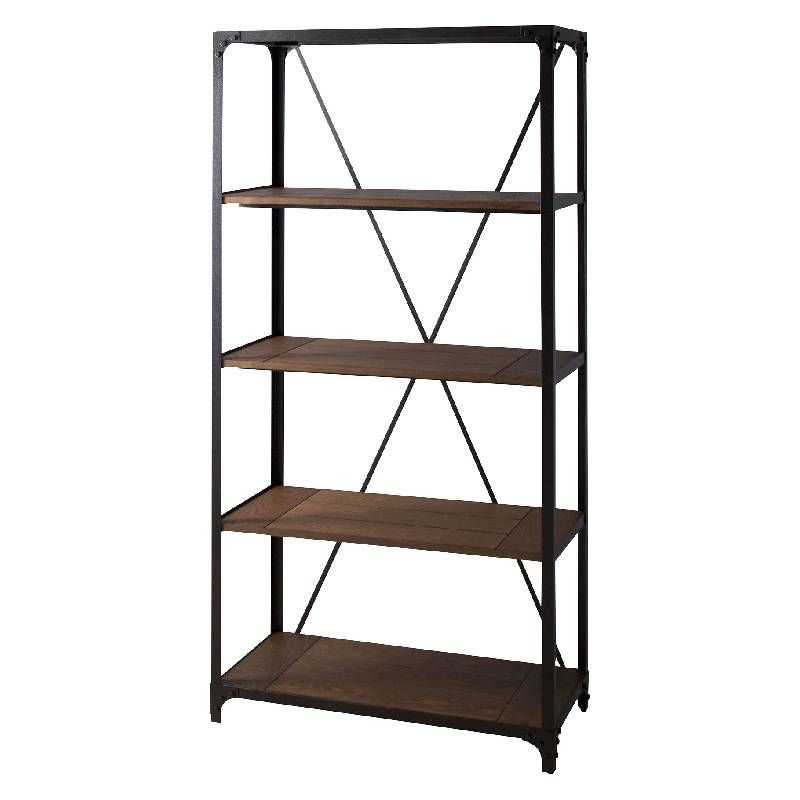 【新品】ラック 4段 スタイリッシュ ヴィンテージ BR002-000060【SS50】