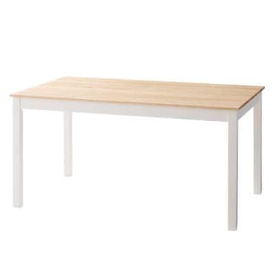 【新品】ダイニングテーブル カフェ 4人 幅135cm 木製 アンティーク 北欧 BR002-000077【SS50】