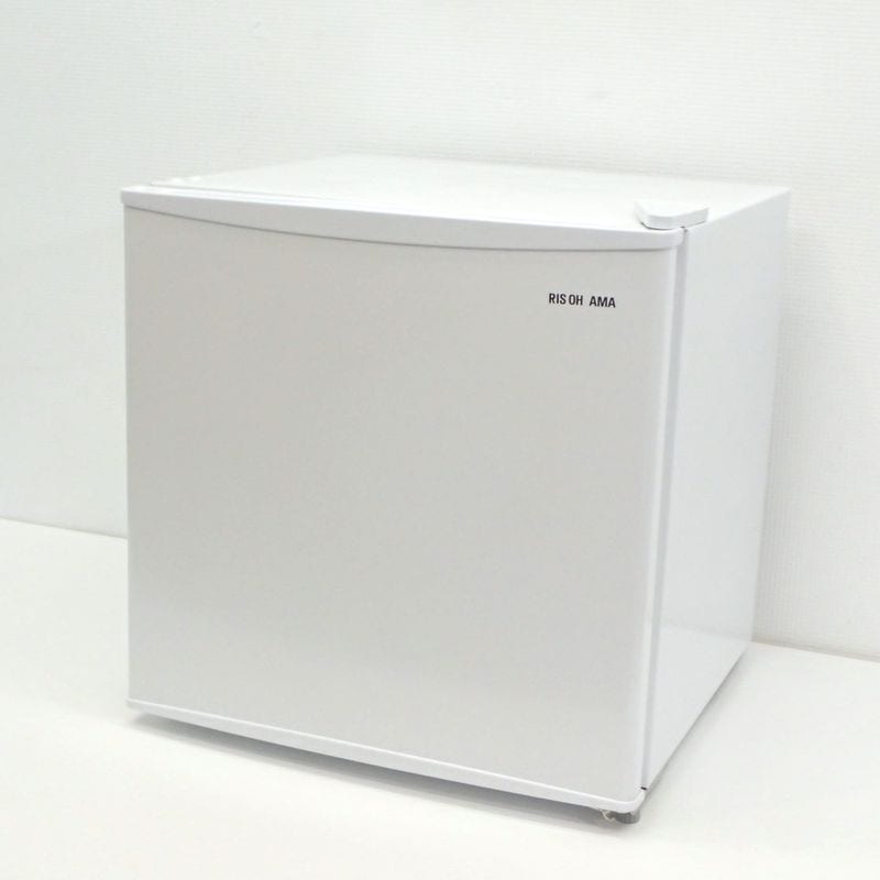 アイリスオーヤマ IRIS OHYAMA 1ドア冷蔵庫 IRSD-5A-W 右開き 45L ドアポケット ホワイト 1人用 冷凍室あり KK18148 中古オフィス家電 配送サイズ160