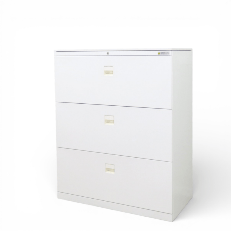 【未使用】スチールキャビネット リサイクルサービス八光】幅80cm スチール5段 ハイキャビネット 両開き