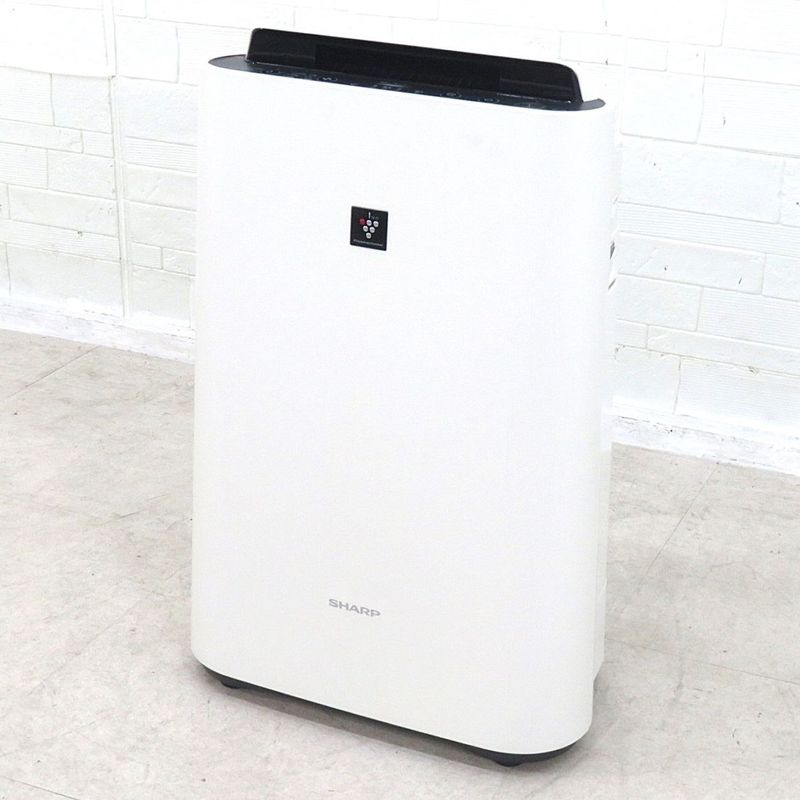 SHARP シャープ プラズマクラスター 加湿空気清浄機 KC-J50-W ホワイト ファン式 プラズマクラスター 除菌 消臭 YH18680 中古オフィス家電 配送サイズ100