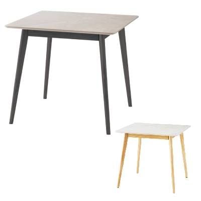 【新品】カフェテーブル  大理石調 モダン 北欧 木製 BR002-000081【SS18】