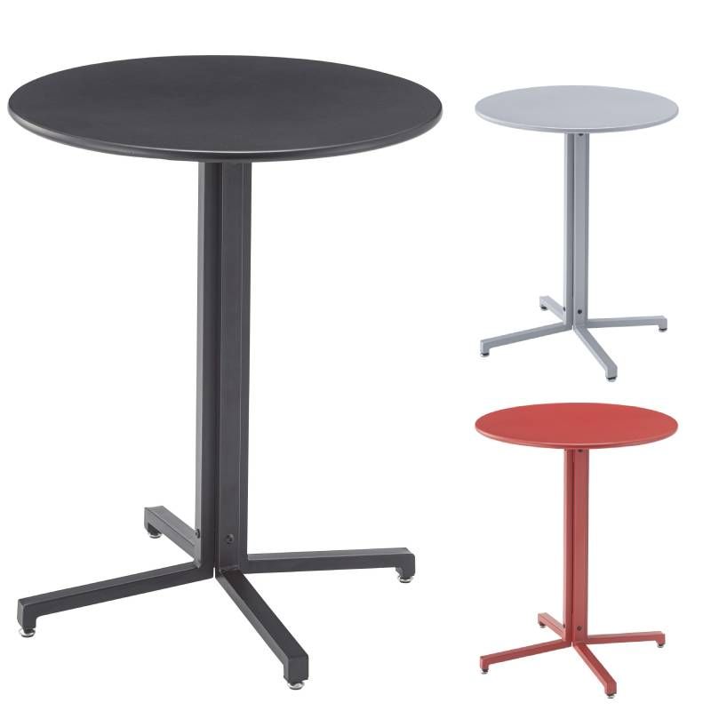 【新品】カフェテーブル  モダン シンプル ブラック グレー レッド BR002-000093【SS18】