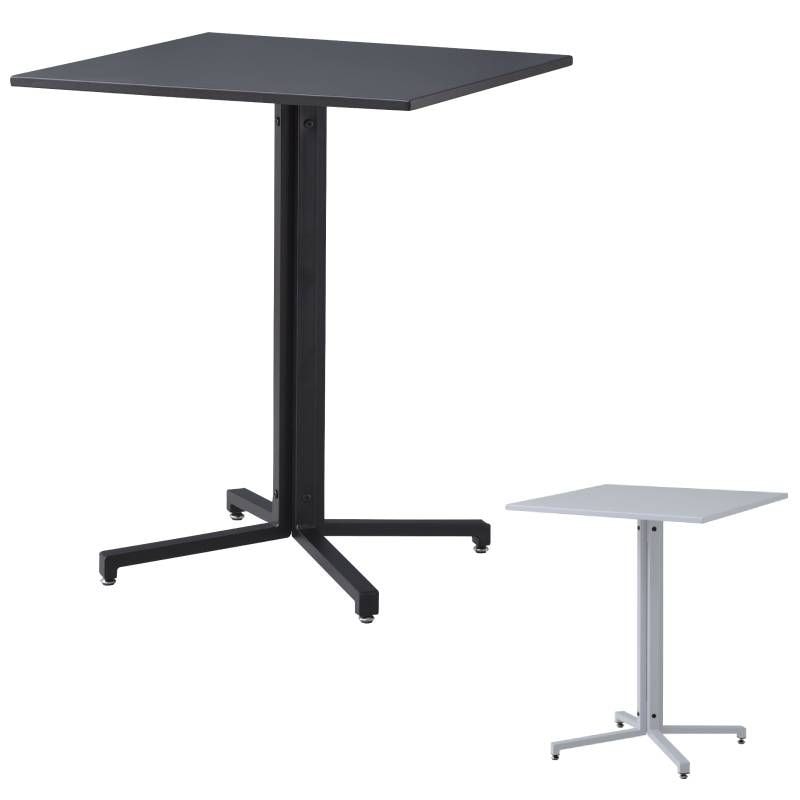 【新品】カフェテーブル ダイニング リビング W60×D60×H73 ブラック グレー BR002-000094【SS18】