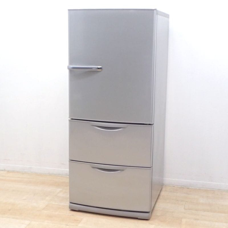 Haier ハイアール AQUA アクア 冷凍冷蔵庫 AQR-271D シルバーW660 D667 H1419 右開き 3ドア 272L 耐熱テーブル KK18073 中古オフィス家電 配送サイズ300