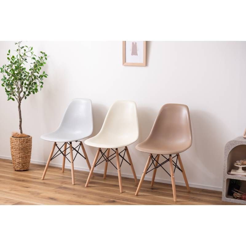 【新品】ダイニングチェア リビング カフェ モダンブラウン ブルー アイボリー BR002-000106【SS27】