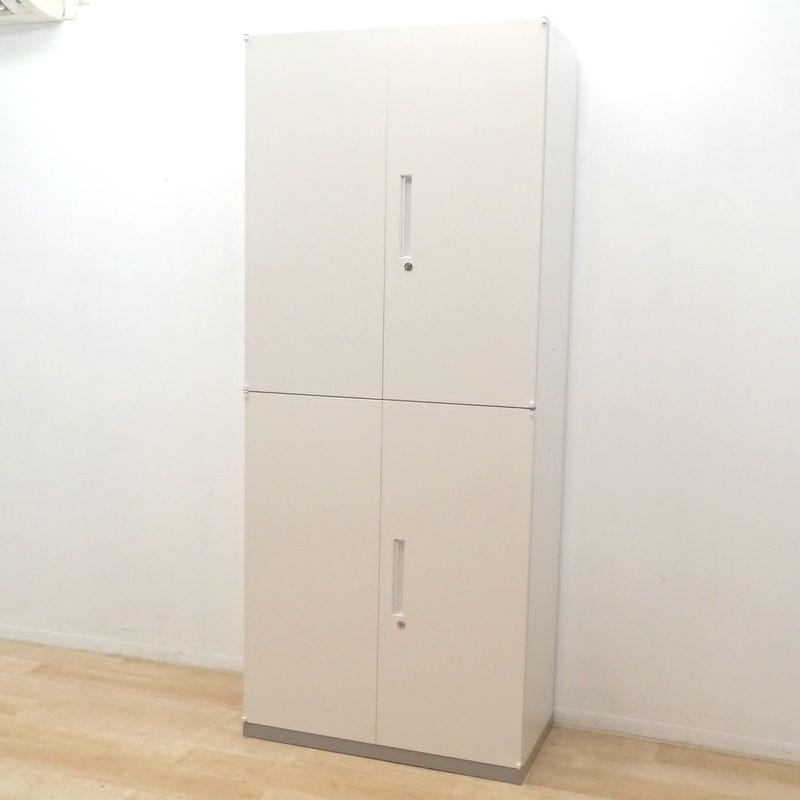 【SALE】イナバ Inaba TF 上下書庫 TF-後板 11 90 OW ホワイト  キャビネット 両開き/両開き書庫 YH18134  中古 配送サイズ300