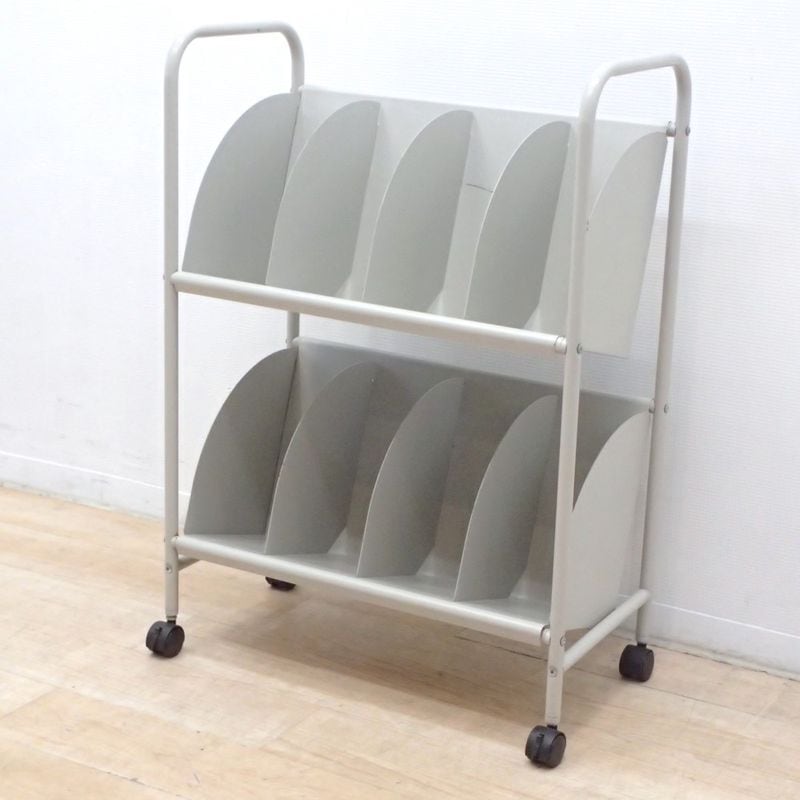 ★Steelcase／スチールケース★3段ワゴン★ペントレー／カギ付★ Steelcase スチールケース 3段ワゴン 鍵付き グレー 収納ワゴン