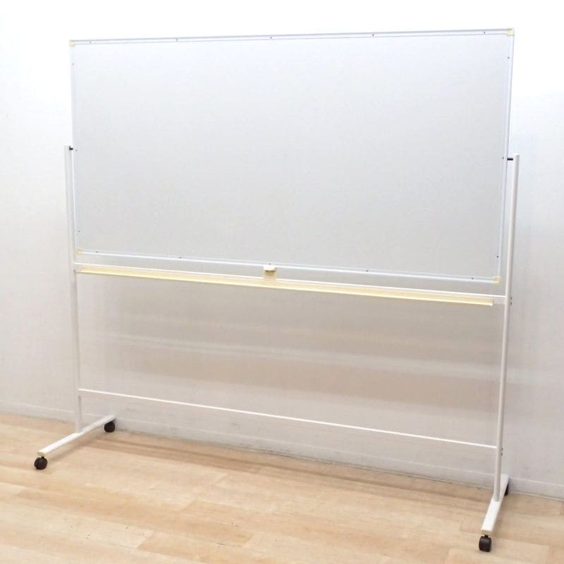 【中古】ホワイトボード 1800×900 脚付 両面 回転式 オフィス 家庭用 楽天市場】【☆最大1,000円OFFcpあり！】【法人様送料無料