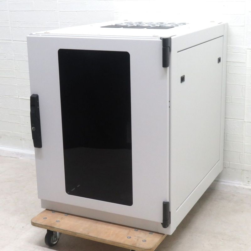 河村電気機器産業 サーバーラック ITN 14-8007 ホワイト ネットワークラック 機器収納ボックス YH17634 中古 配送サイズ240